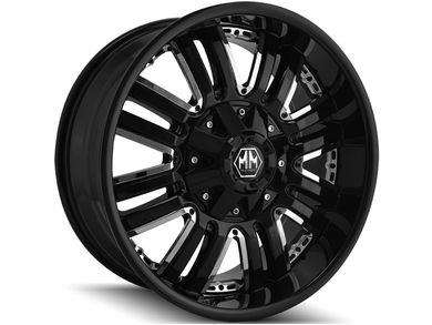 Mayhem Black Assault Wheel 8070-8956B18 | RealTruck