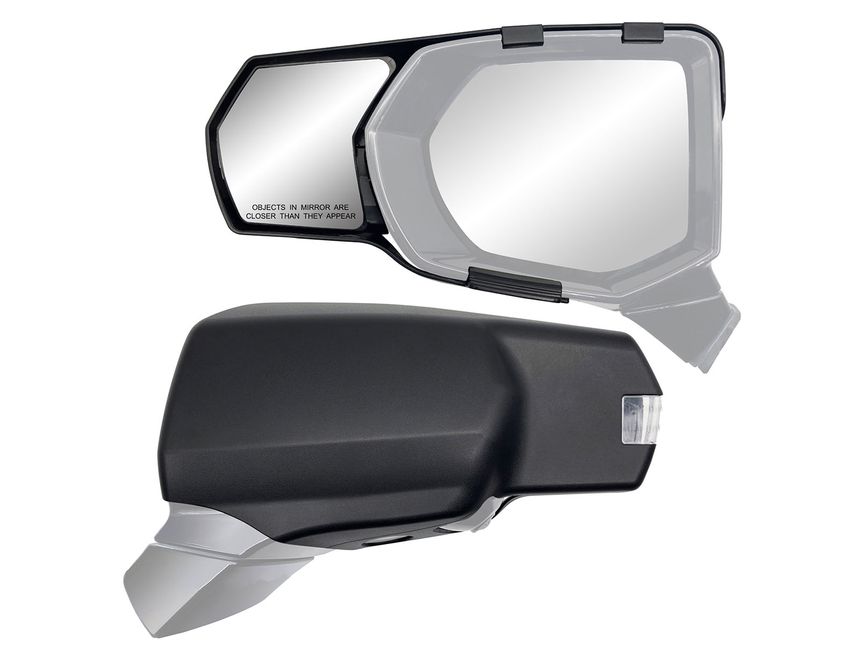 K Source Fit System SnapOn Custom Towing Mirrors 80950 RealTruck