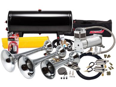 Train Horn Kleinnエアホーン502 Kleinn 500シリーズ。電車ホーン;トリプルトランペット Kleinn Air Horns 502 Kleinn 500 Series; Train Horn; Tripl Train Horn Kleinnエアホーン502 Kleinn 500シリーズ。電車ホーン