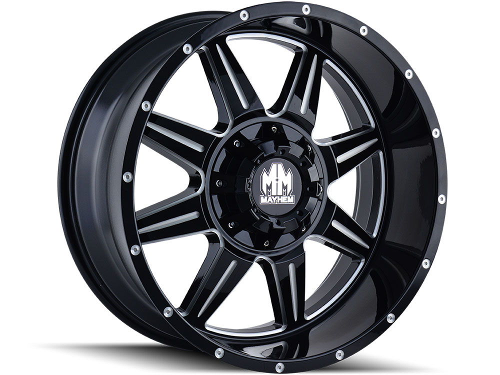 Mayhem Black Monstir Wheel 8100-7956M18 | RealTruck