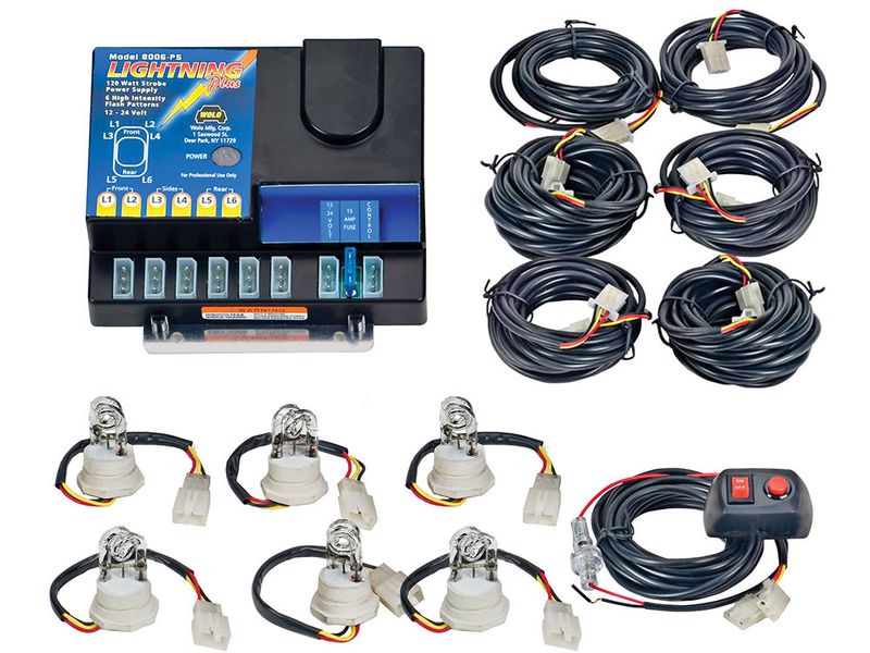Wolo Lightning Plus XL Strobe Light Kit RealTruck
