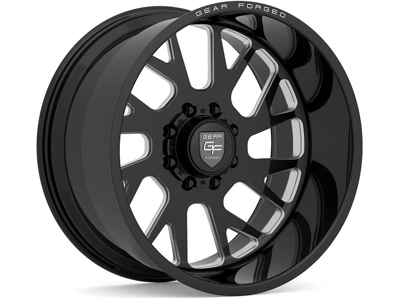 Gear Black Milled F71 Wheels RealTruck