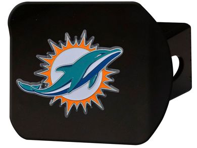 FANMATS Miami Dolphins Metal License Plate Frame