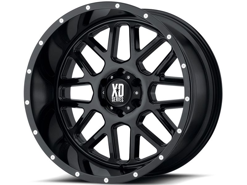 XD Series Gloss Black XD820 Grenade Wheels | RealTruck