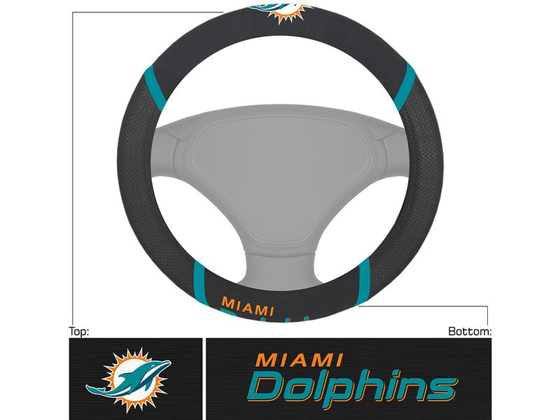 FANMATS Miami Dolphins Metal License Plate Frame