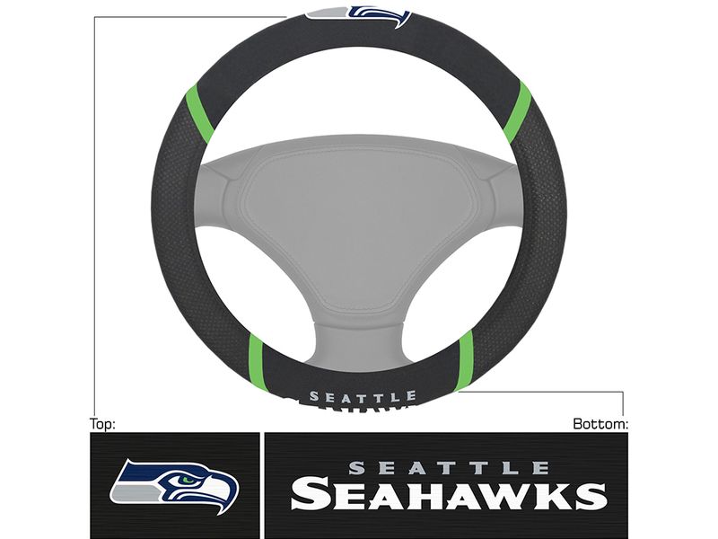 NFL Leather Steering Wheel Cover, New Orleans Saints