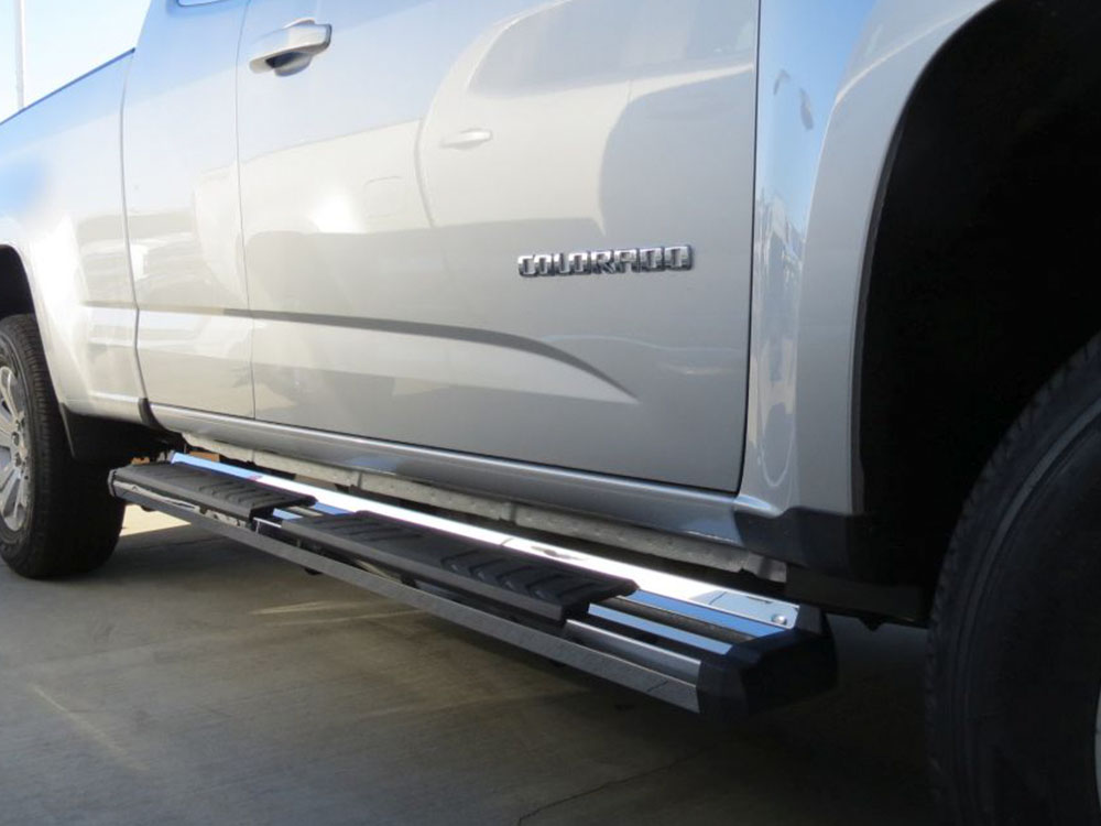 APS S-Series Silver Running Boards WB04SBE8S