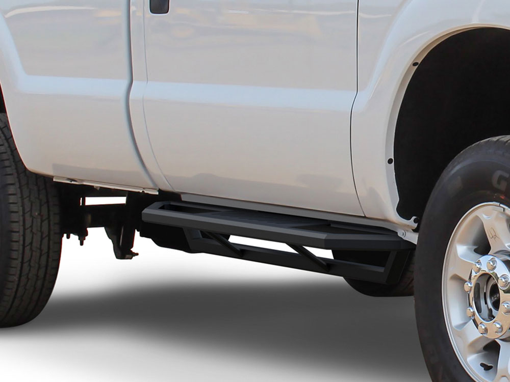 APS Truck Armor Side Steps IA06SJA0B | RealTruck