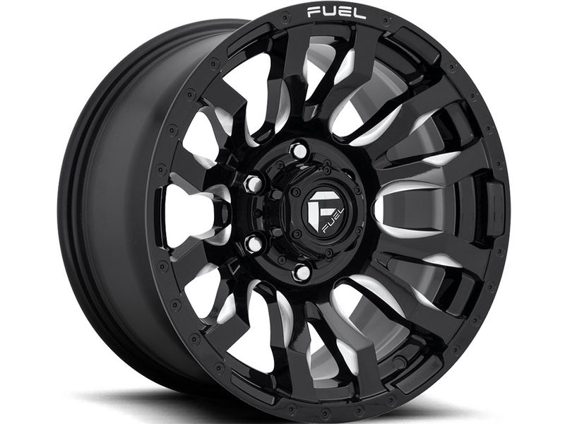 Fuel Milled Gloss Black Blitz Wheel D67318908257 | RealTruck