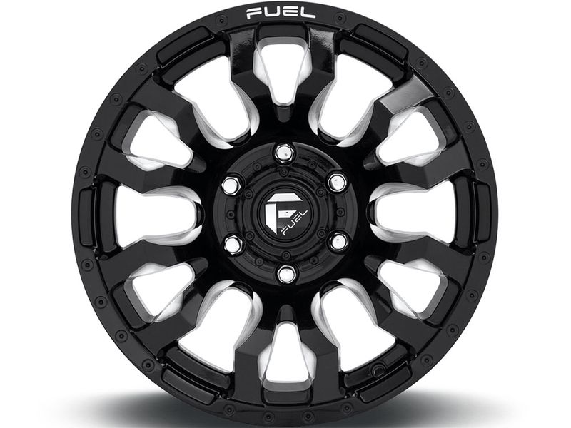 Fuel Milled Black Blitz Wheels RealTruck