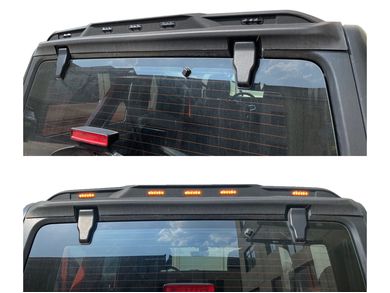 TSC Custom Rear Roof Spoiler For Jeep Liberty 2007-2013 – Unpainted Gray Primer, Includes Hardware