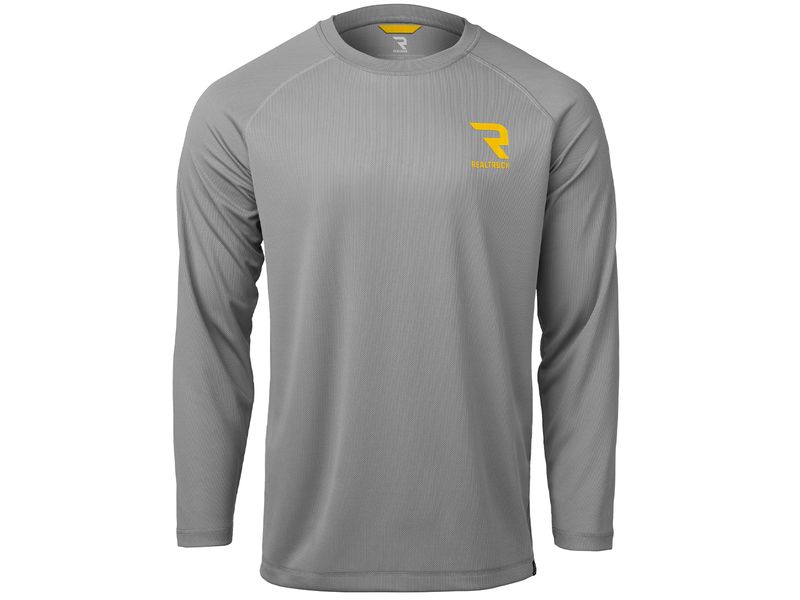 RealTruck Men's Grey Long Sleeve T-Shirt | RealTruck