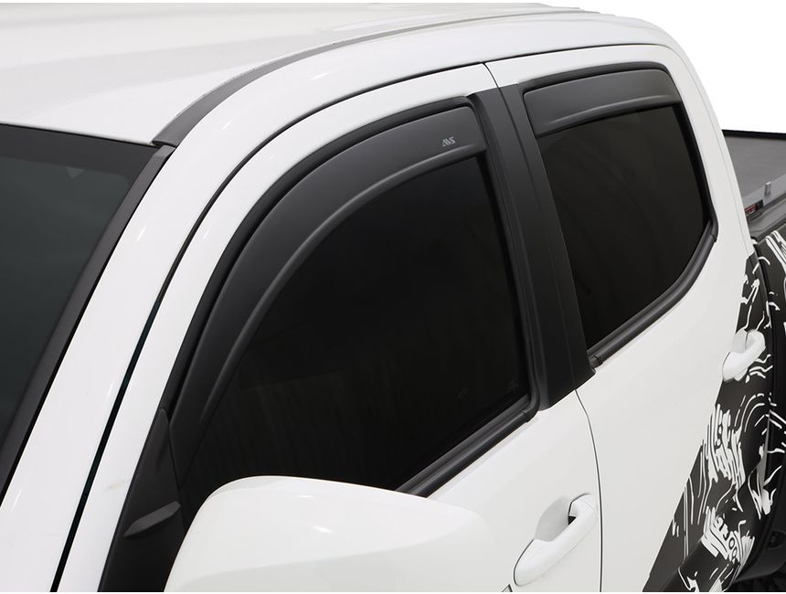 AVS® Matte Black Low Profile Ventvisor® Window Deflectors 1774036