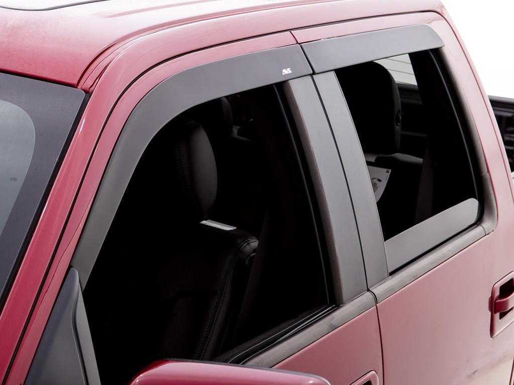 AVS® Matte Black Low Profile Ventvisor® Window Deflectors 774070
