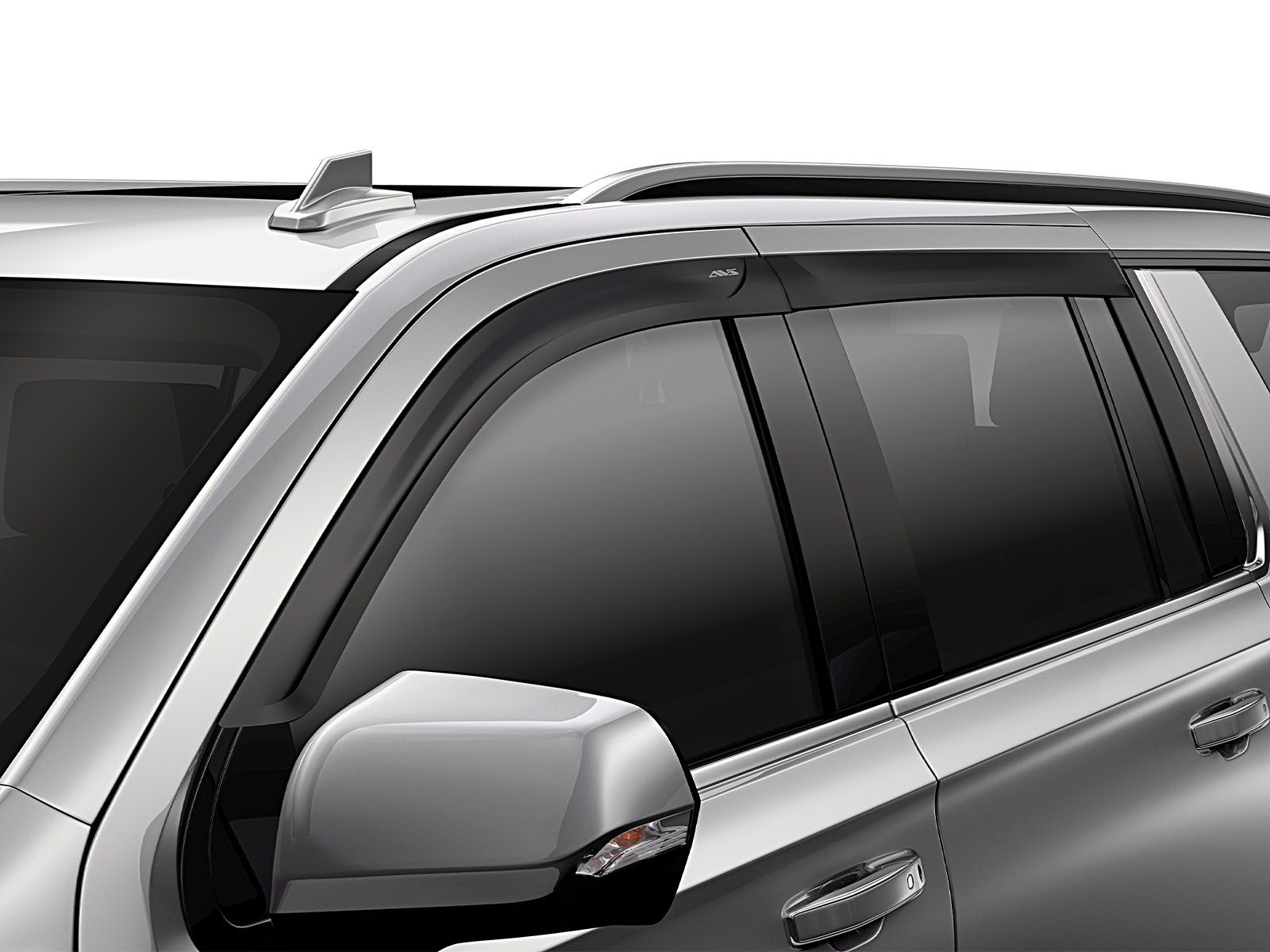 AVS® Matte Black Low Profile Ventvisor® Window Deflectors 774092