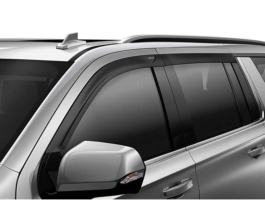 AVS® Matte Black Low Profile Ventvisor® Window Deflectors 774092