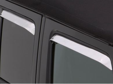 AVS Stainless Ventshade Window Deflectors 14075 | RealTruck