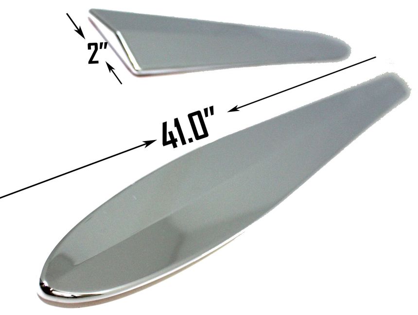 Carrichs Chrome Universal Body Side Molding BS104 RealTruck