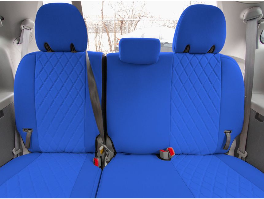 FH Group Neoprene Custom Fit Seat Covers CM5020SOLIDBLUEREARRT RealTruck