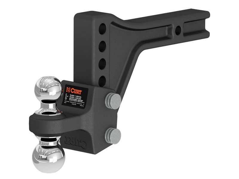 Curt Adjustable Trailer Ball Mount 45935 RealTruck