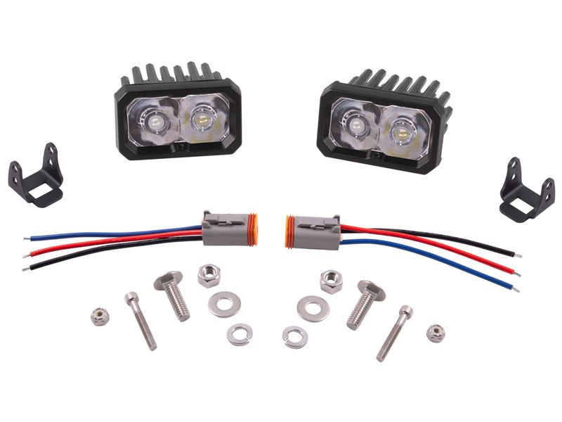 Diode Dynamics DD SSC2 Pod - Pro / White / Combo / Surface / Red BL / Pair (DD6410P)