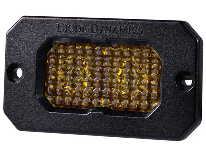 Diode Dynamics DD SSC2 Pod - Pro / Yellow / Flood / Flush / Amber BL / Each (DD6438S) main image 1