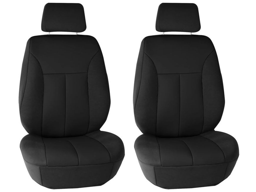 FH Group Neoprene Ultraflex Seat Covers CM5032SP-BLACK-REAR-RT