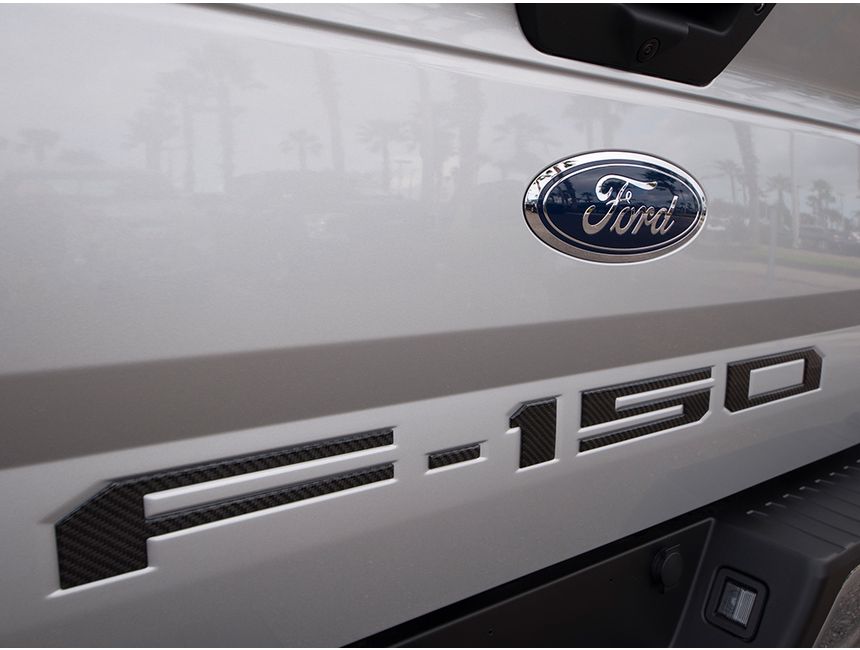 Tufskinz Ford Lettering Emblems FRD002-DCF-G | RealTruck