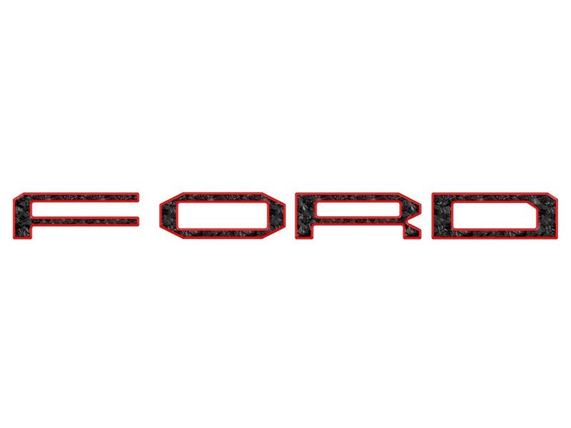 Tufskinz Ford Grille Lettering Emblems FRD007-FCF-025-G | RealTruck