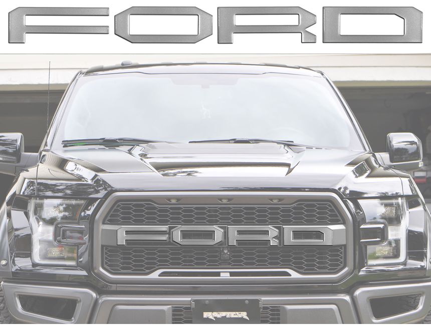 Tufskinz Ford Lettering Emblems FRD007-GTO-G | RealTruck