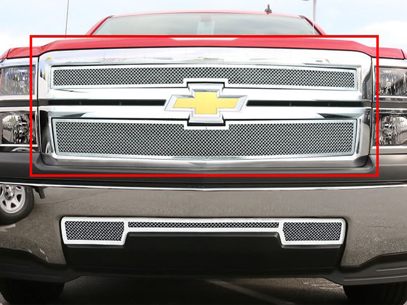 Fits 2014-2015 Chevy Silverado 1500 (APS-GR03GEI50T)