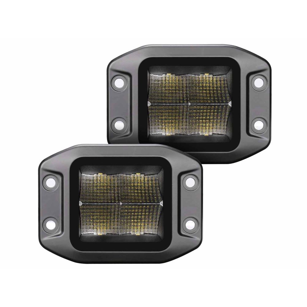Black Out Series Lights- Pair OF 3x