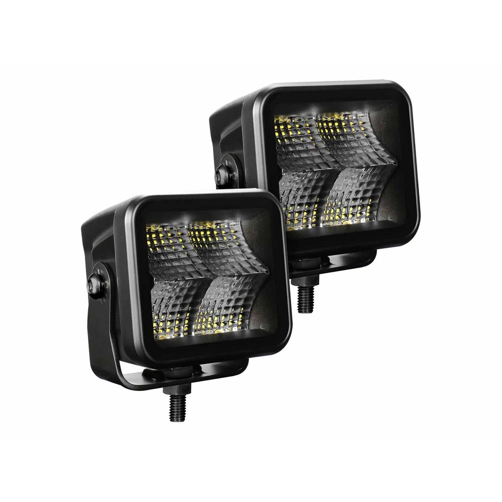Black Out Series Lights- Pair OF 3x