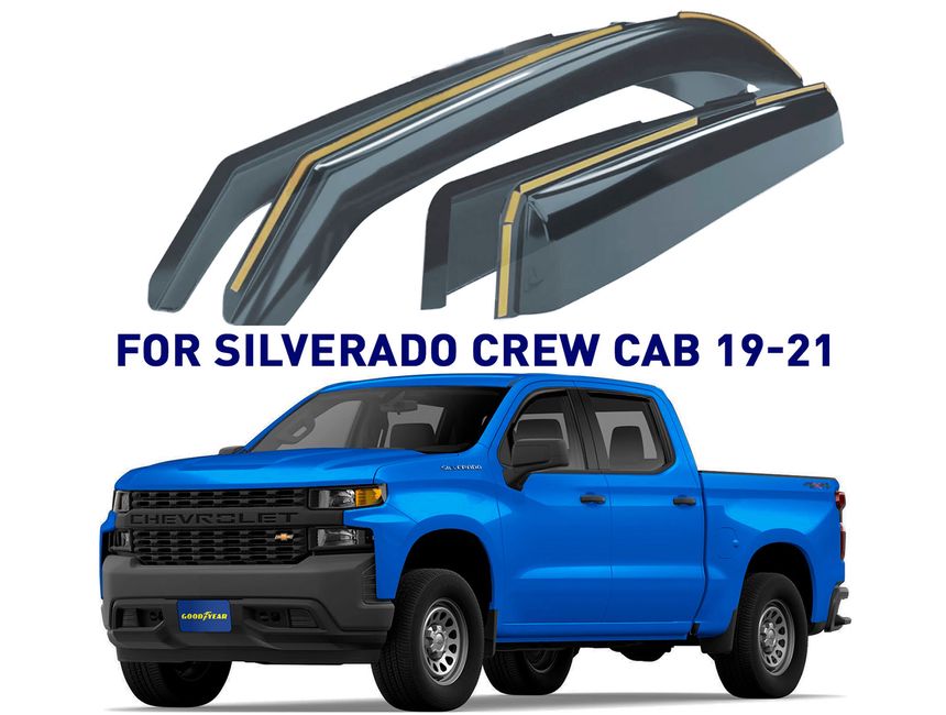 Goodyear Shatterproof Side Window Deflectors GY003415LP RealTruck