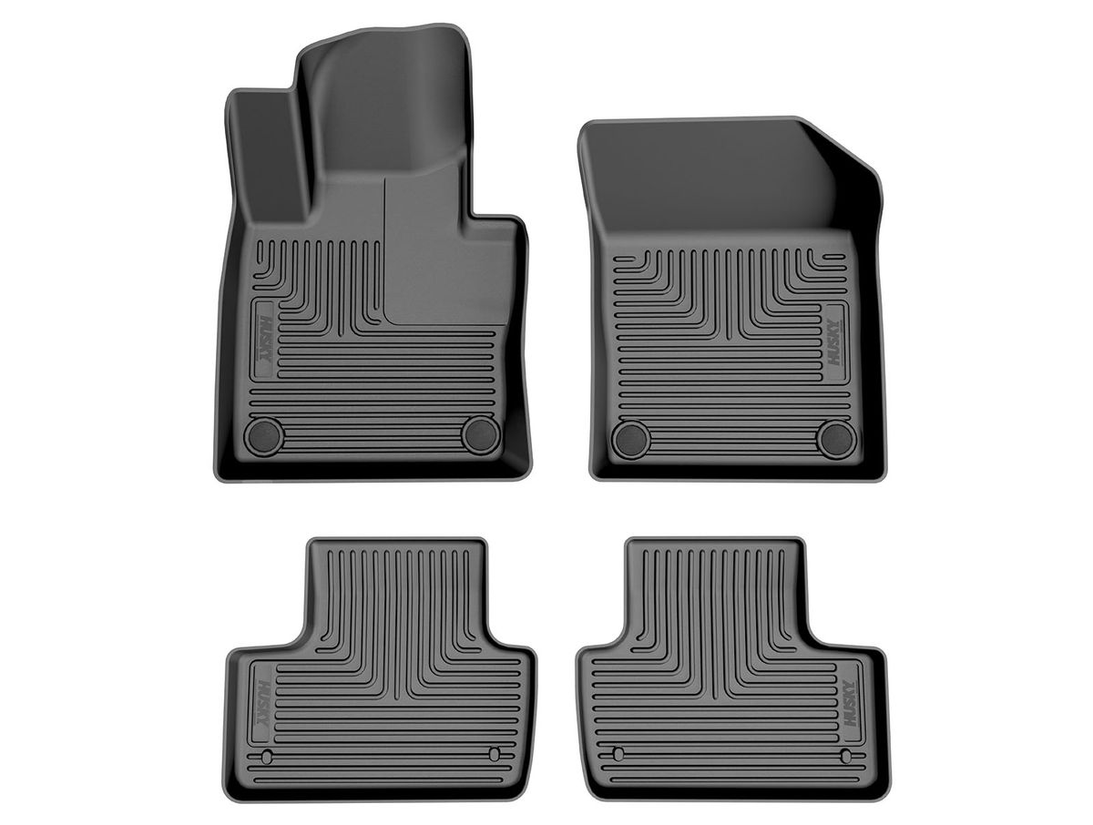Husky Liners   13321 Front Floor Liners 17 Ford F 250/F 350/F 450 Super Duty Crew Cab Black Husky Liners