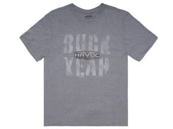 Havoc Men's Heather Grey Buck Yeah T-Shirt