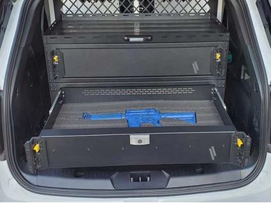 Vertical Cargo Barrier for Use with Havis Universal Storage Box in