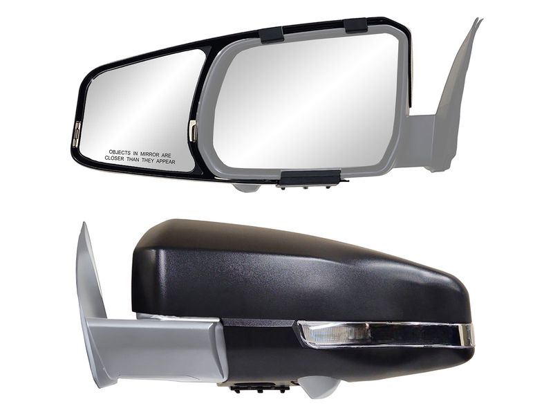 K Source Snap-On Custom Towing Mirrors 81870 | RealTruck