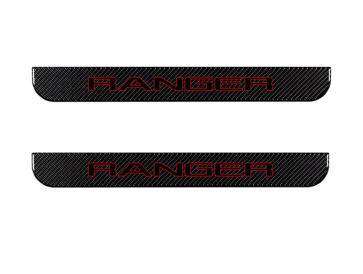 Trim Lettering Tufskinz Ford Front Door Sill Trim Lettering RAG004-DCF-050-G | RealTruck