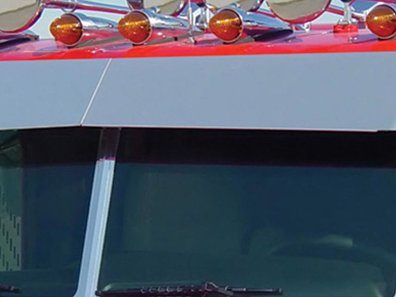 RoadWorks Flat Top Blind Mount Regular Drop Bow-Tie Visor 35035 | RealTruck