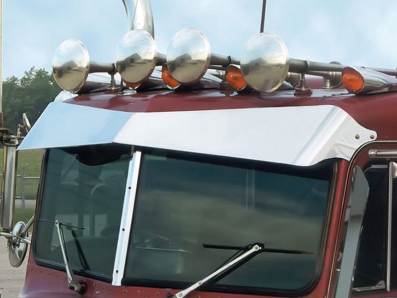 RoadWorks Old School Bow-Tie Blind Mount Visor N35047 | RealTruck