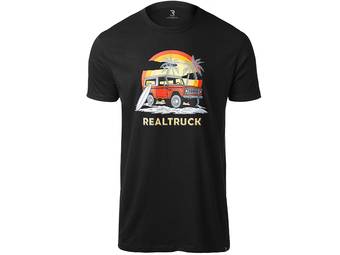 RealTruck Men's Black Beach Bum T-Shirt