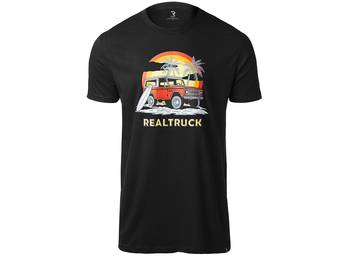 RealTruck Men's Black Beach Bum T-Shirt