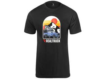 RealTruck Men's Black Truck Fade T-Shirt