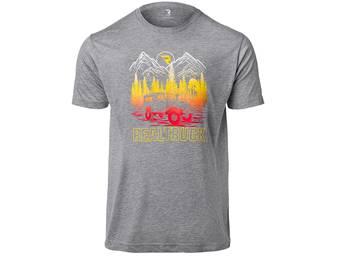 RealTruck Men's Grey Mountain Sunset T-Shirt