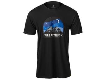 RealTruck Men's Black Night Sky T-Shirt