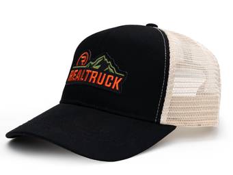 RealTruck Black & Green Front Range Trucker Cap