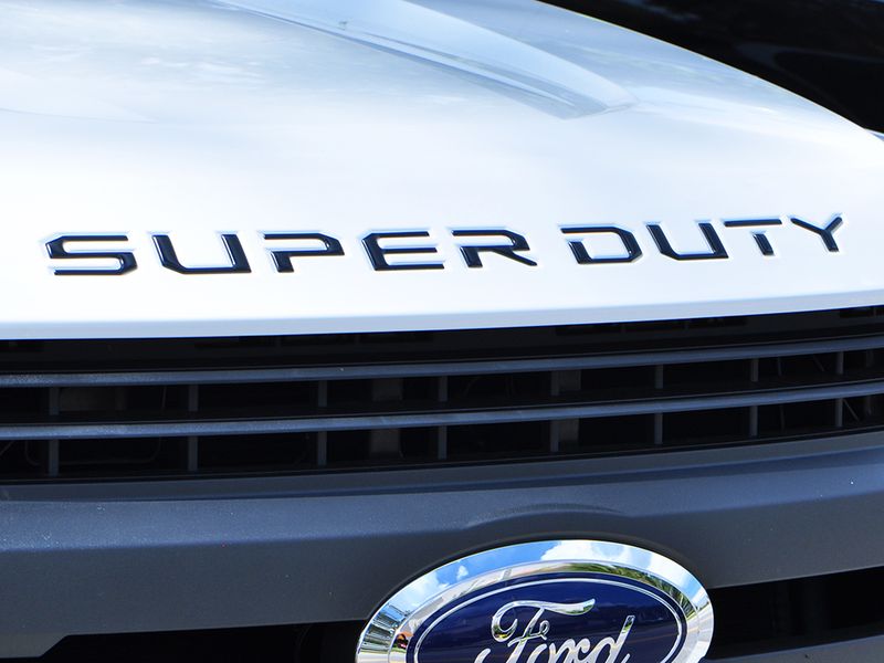 Tufskinz Ford Hood Lettering Emblems SUP008-BLK-M | RealTruck