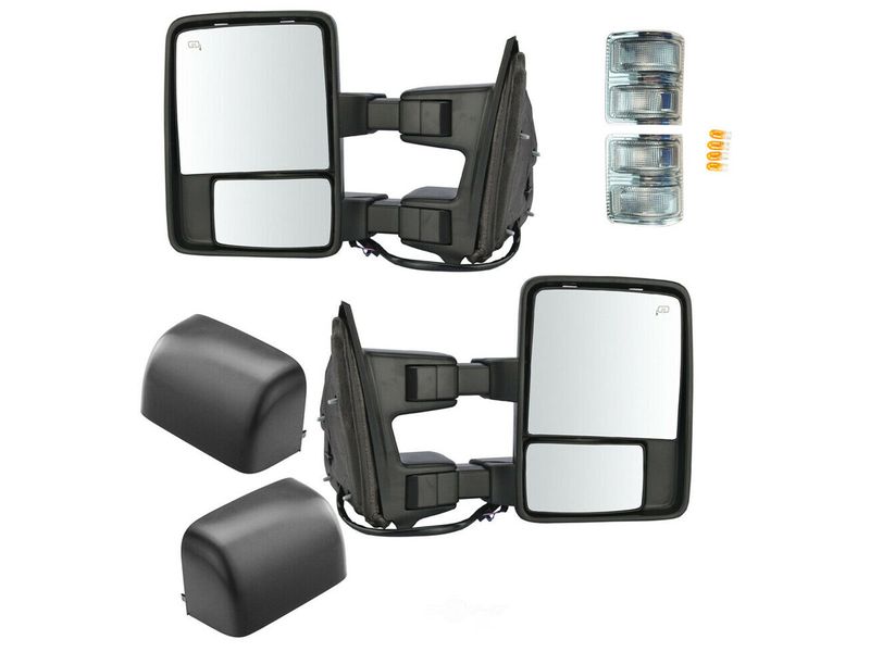Trail Ridge Towing Mirror Glass Heated Blind Spot Upper Pair for