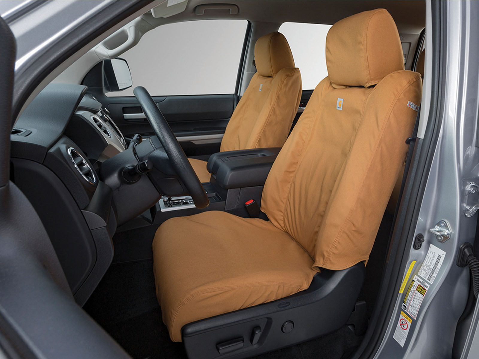 Front set car seat covers fits 2002-2020 Honda Pilot     solid sand 